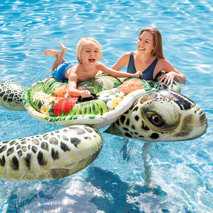 Intex Inflatable Realistic Sea Turtle Ride-On | Pool Floats